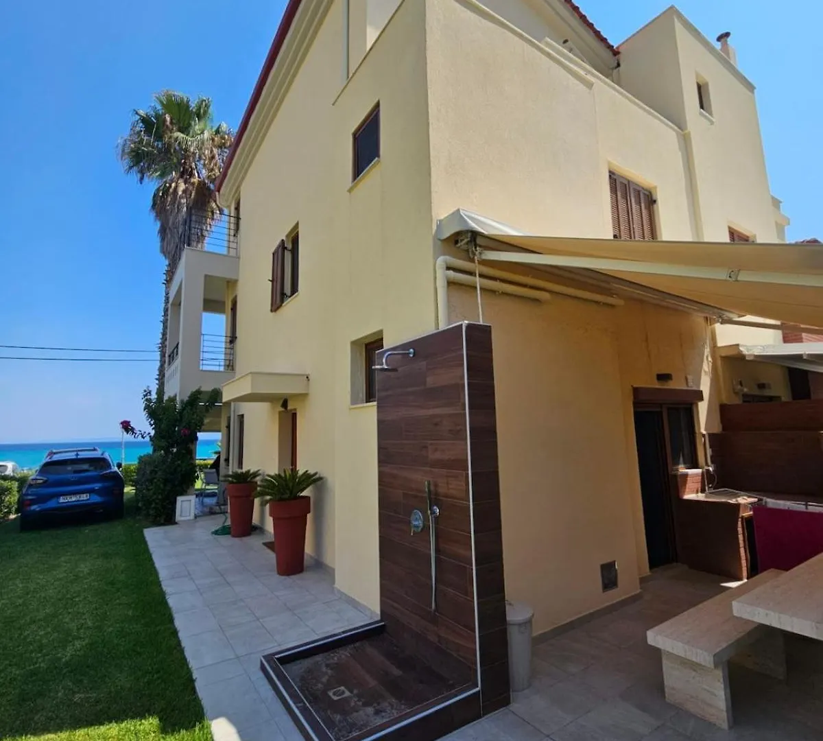 Exceptional Beachfront Villa Blue Pearl Pefkochori 0*,